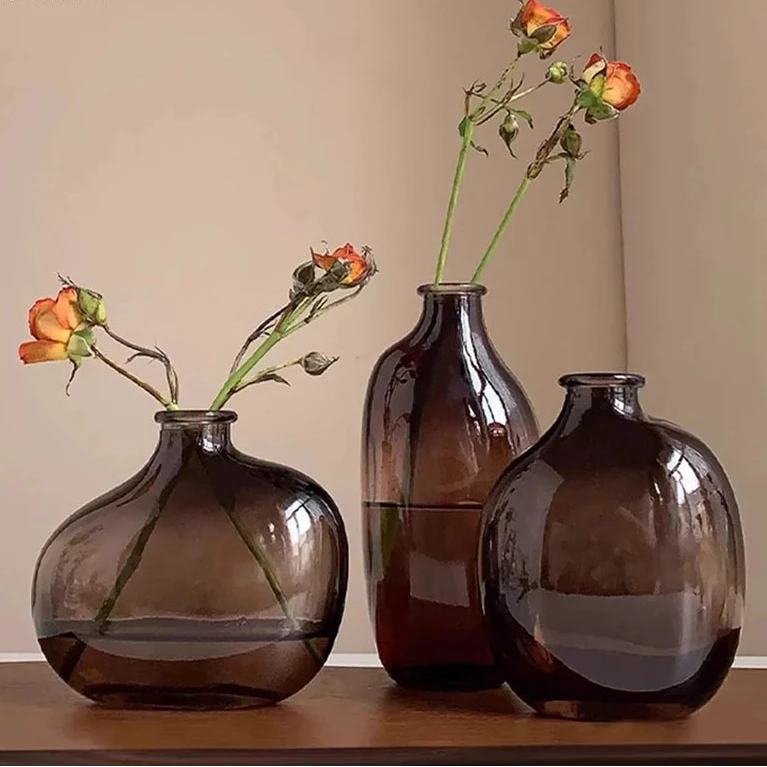 Serene Glass Bud Vase Collection - Minimalist Home Decor