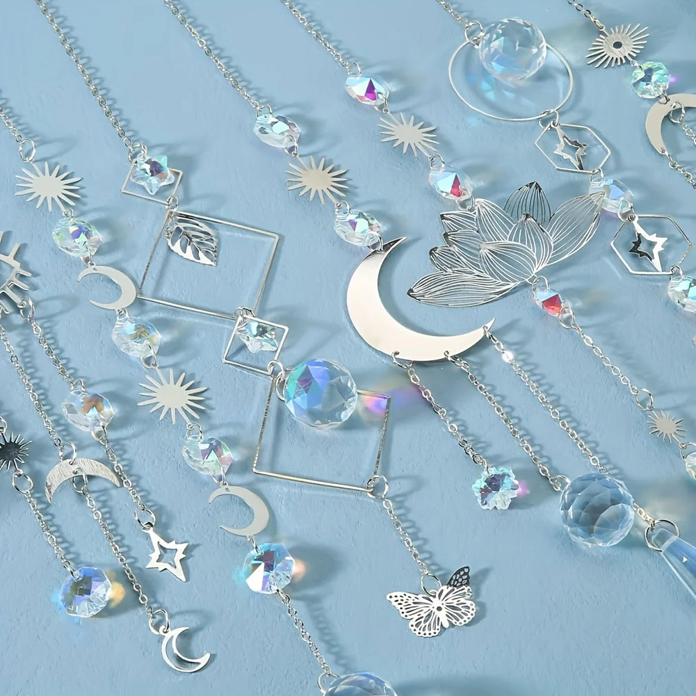 Lotus Crystal Sun-catcher
