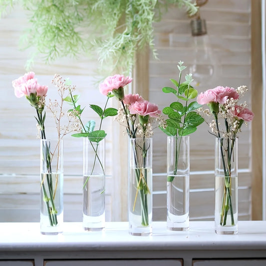 Serene Botanical Glass Vase Set (12 Piece)
