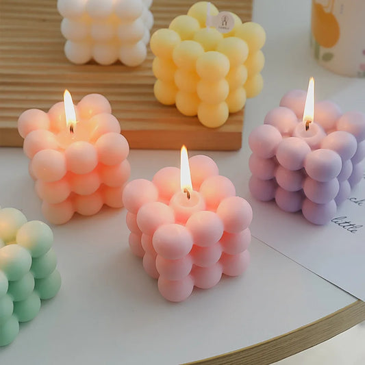 Soft Glow Bubble Candle