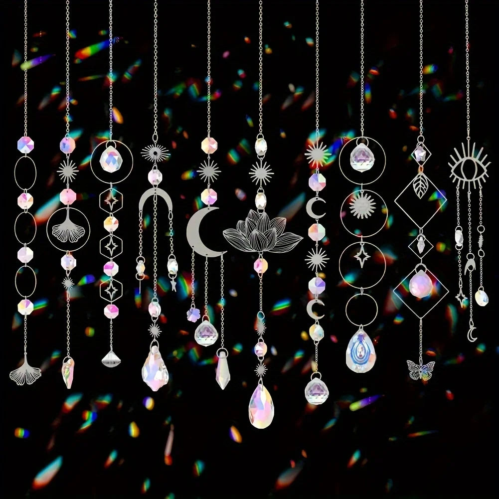 Lotus Crystal Sun-catcher