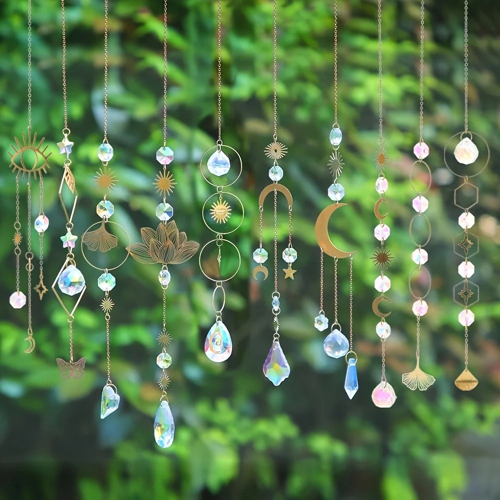 Lotus Crystal Sun-catcher