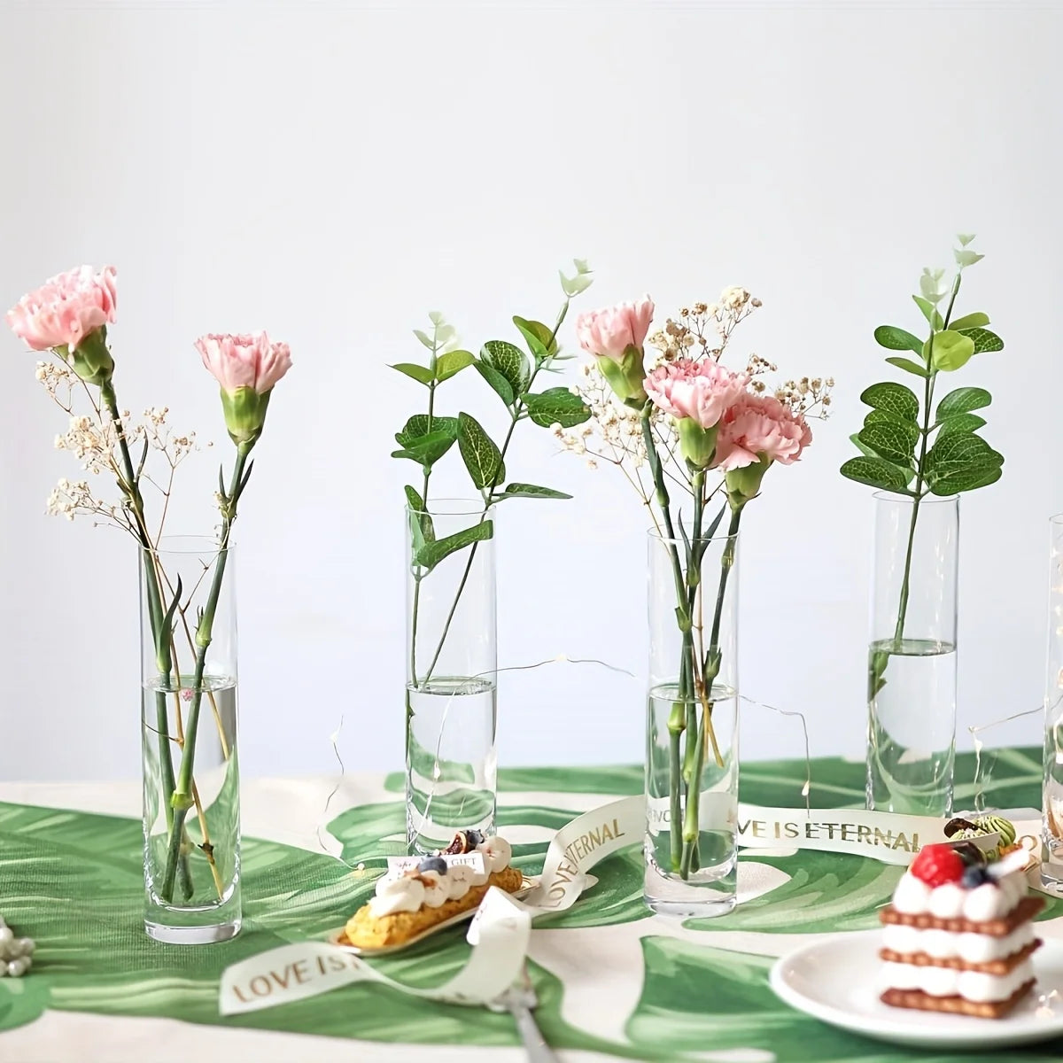 Serene Botanical Glass Vase Set (12 Piece)