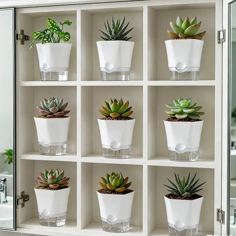 Serene Self-Watering Plant Pot