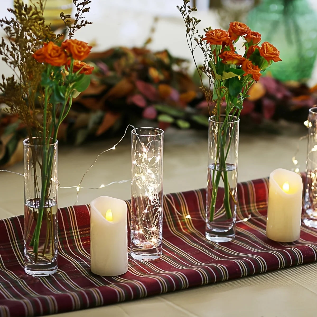 Serene Botanical Glass Vase Set (12 Piece)