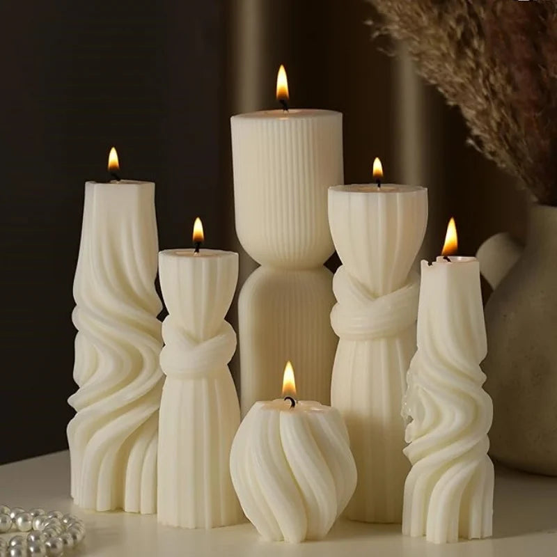 Serene Ribbed Aromatherapy Soy Candle