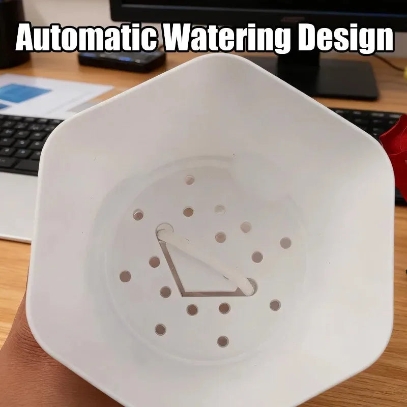 Serene Self-Watering Plant Pot