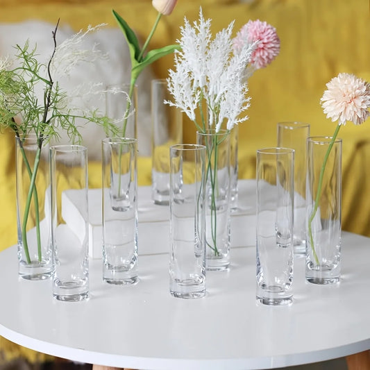Serene Botanical Glass Vase Set (12 Piece)