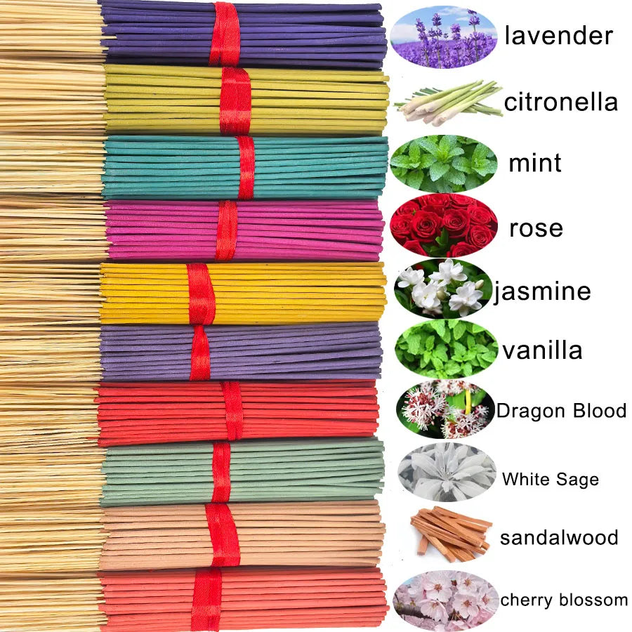 Serene Ritual Incense Sticks Set - Complete Collection (140 sticks)