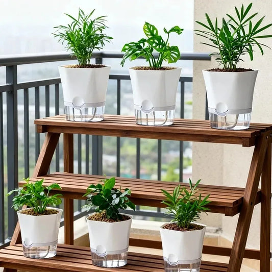 Serene Self-Watering Plant Pot