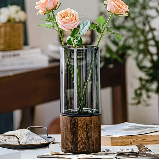 Serene Glass Botanical Vase