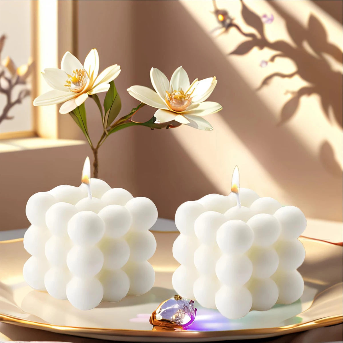 Vanilla Ritual Cube Candle