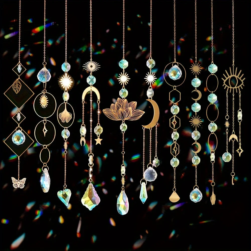 Lotus Crystal Sun-catcher
